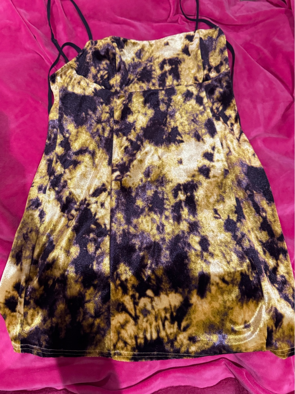 Urban Outfitters Velvet Lace Up Mini Dress Size M Y2K Going Out Dress Indie